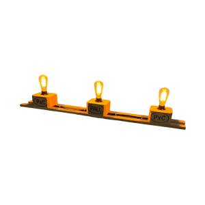 Palleleon Wandlampe auf Holzleiste 0